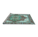 Sideview of Machine Washable Persian Light Blue Traditional Rug, wshabs3247lblu