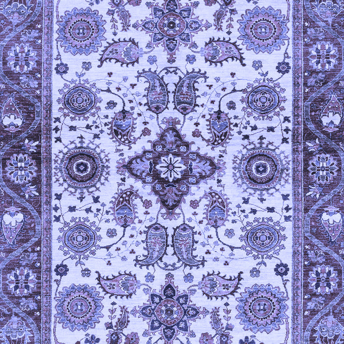 Machine Washable Oriental Blue Traditional Rug, wshabs3248blu