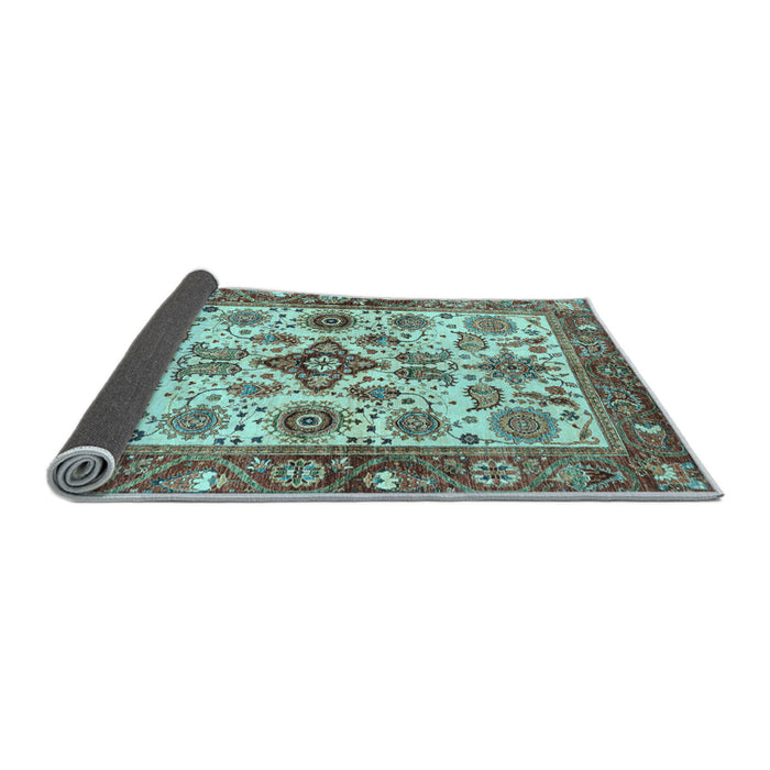 Sideview of Oriental Light Blue Traditional Rug, abs3248lblu