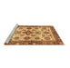 Sideview of Machine Washable Oriental Brown Traditional Rug, wshabs3248brn