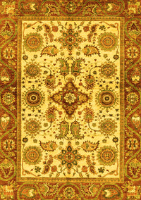 Oriental Yellow Traditional Rug, abs3248yw