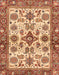 Abstract Sandy Brown Oriental Rug, abs3248