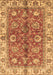 Abstract Brown Modern Rug, abs3249brn