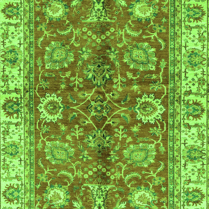 Machine Washable Abstract Green Modern Area Rugs, wshabs3249grn