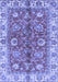 Machine Washable Abstract Blue Modern Rug, wshabs3249blu