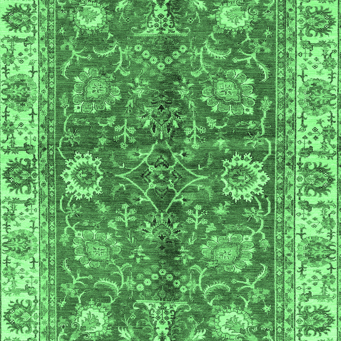 Abstract Emerald Green Modern Rug, abs3249emgrn
