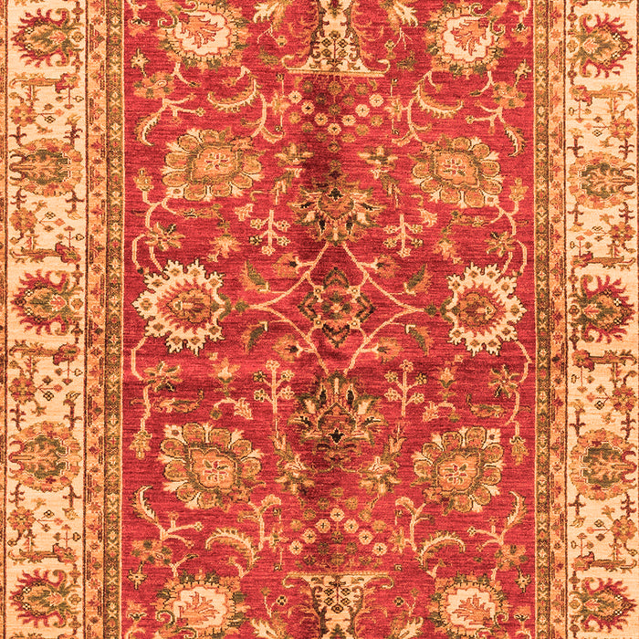 Abstract Orange Modern Rug, abs3249org