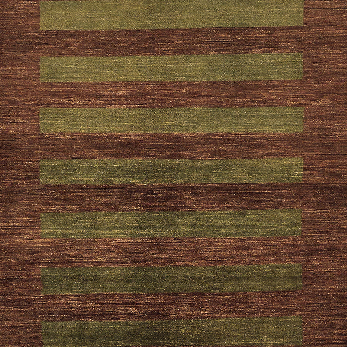 Machine Washable Abstract Brown Modern Rug, wshabs324brn