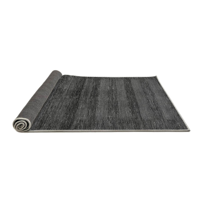 Sideview of Abstract Gray Modern Rug, abs324gry