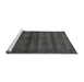 Sideview of Machine Washable Abstract Gray Modern Rug, wshabs324gry