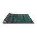 Sideview of Abstract Light Blue Modern Rug, abs324lblu