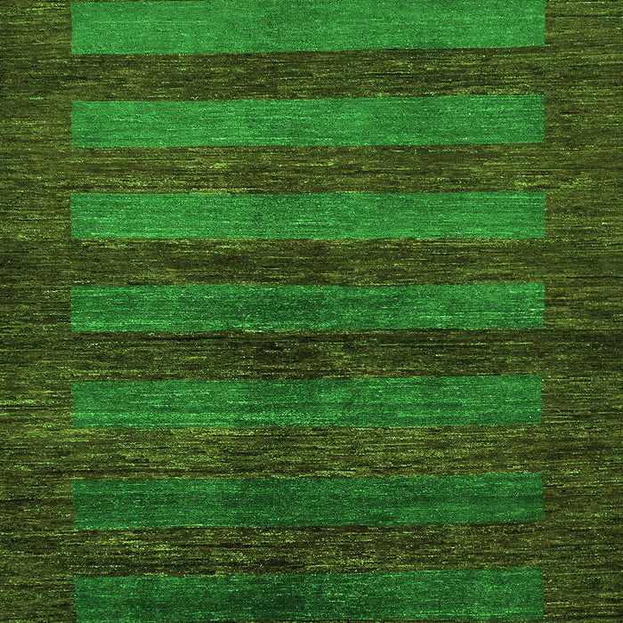 Abstract Green Modern Rug, abs324grn