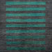 Square Machine Washable Abstract Light Blue Modern Rug, wshabs324lblu