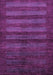 Machine Washable Abstract Purple Modern Area Rugs, wshabs324pur