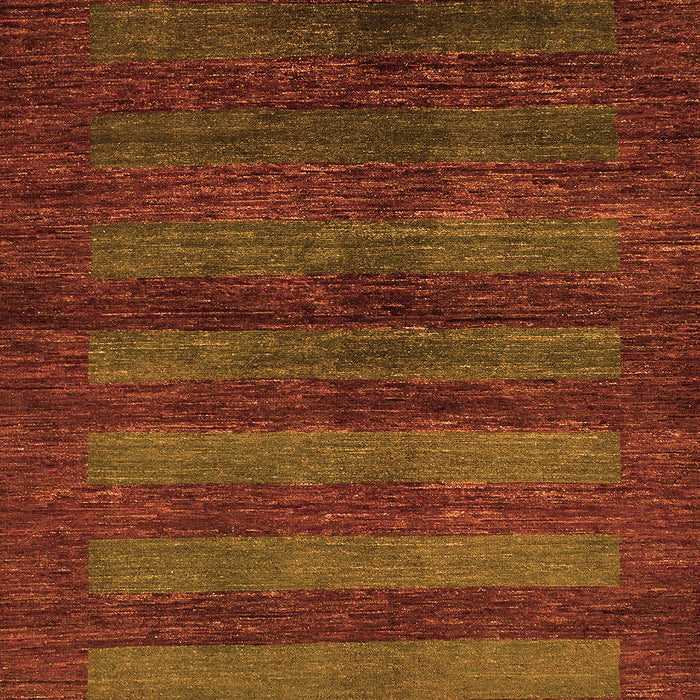 Machine Washable Abstract Orange Modern Area Rugs, wshabs324org