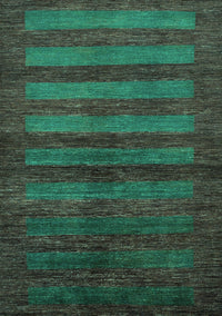 Abstract Turquoise Modern Rug, abs324turq