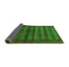 Sideview of Abstract Green Modern Rug, abs324grn