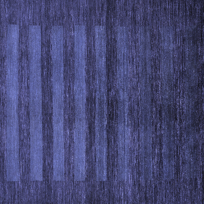 Square Abstract Blue Modern Rug, abs324blu