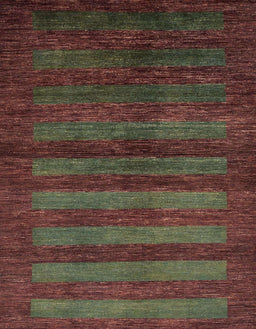 Abstract Red Modern Rug, abs324