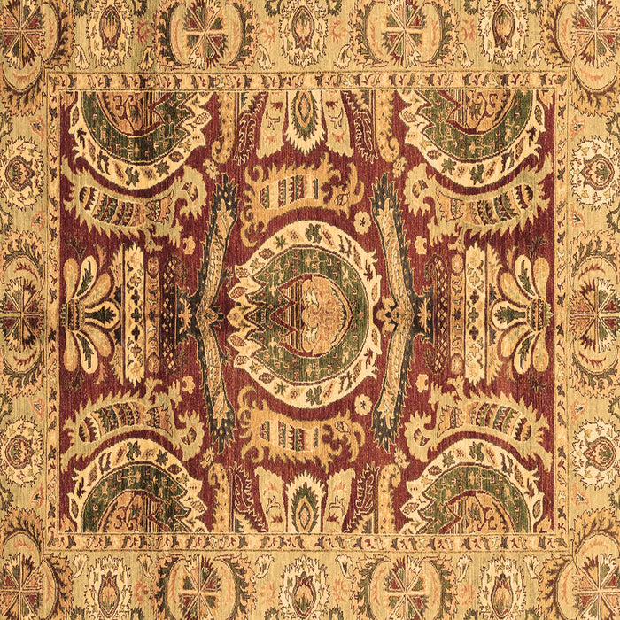 Square Machine Washable Abstract Brown Modern Rug, wshabs3250brn