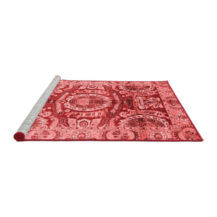 Modern Red Washable Rugs