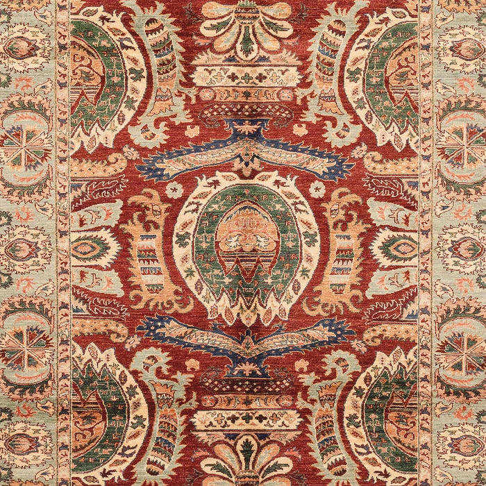 Machine Washable Abstract Sandy Brown Rug, wshabs3250