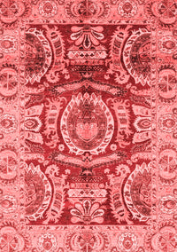 Abstract Red Modern Rug, abs3250red