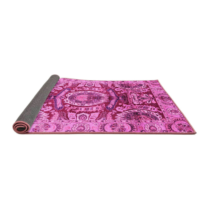 Sideview of Abstract Pink Modern Rug, abs3250pnk