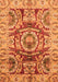 Abstract Orange Modern Rug, abs3250org