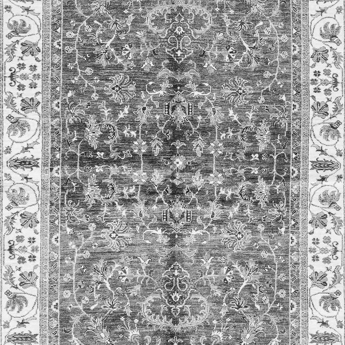 Machine Washable Oriental Gray Traditional Rug, wshabs3251gry