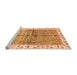 Sideview of Machine Washable Oriental Orange Traditional Area Rugs, wshabs3251org