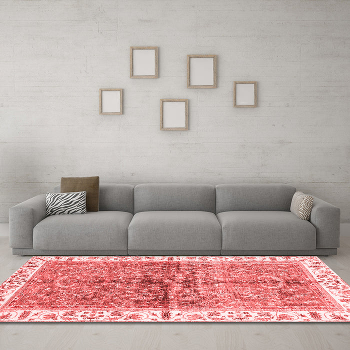 Traditional Red Washable Rugs