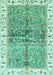 Oriental Turquoise Traditional Rug, abs3251turq