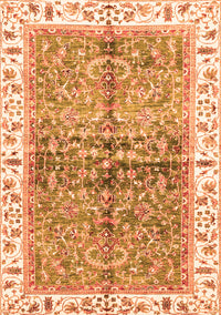 Oriental Orange Traditional Rug, abs3251org