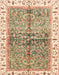 Abstract Light Brown Oriental Rug, abs3251