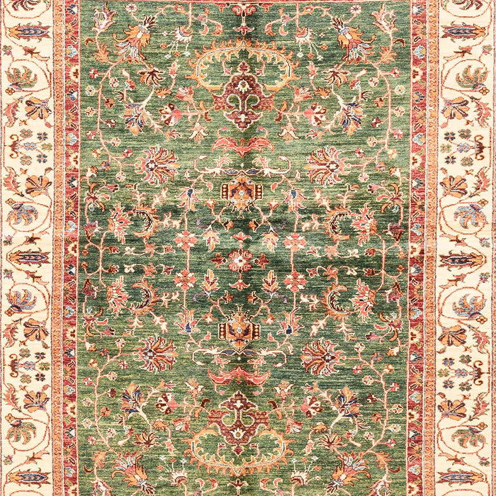 Machine Washable Abstract Light Brown Rug, wshabs3251