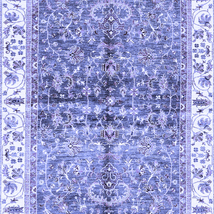 Machine Washable Oriental Blue Traditional Rug, wshabs3251blu