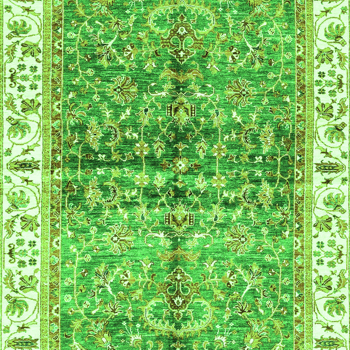 Oriental Green Traditional Rug, abs3251grn