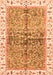 Machine Washable Oriental Orange Traditional Area Rugs, wshabs3251org