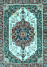 Machine Washable Persian Light Blue Traditional Rug, wshabs3252lblu