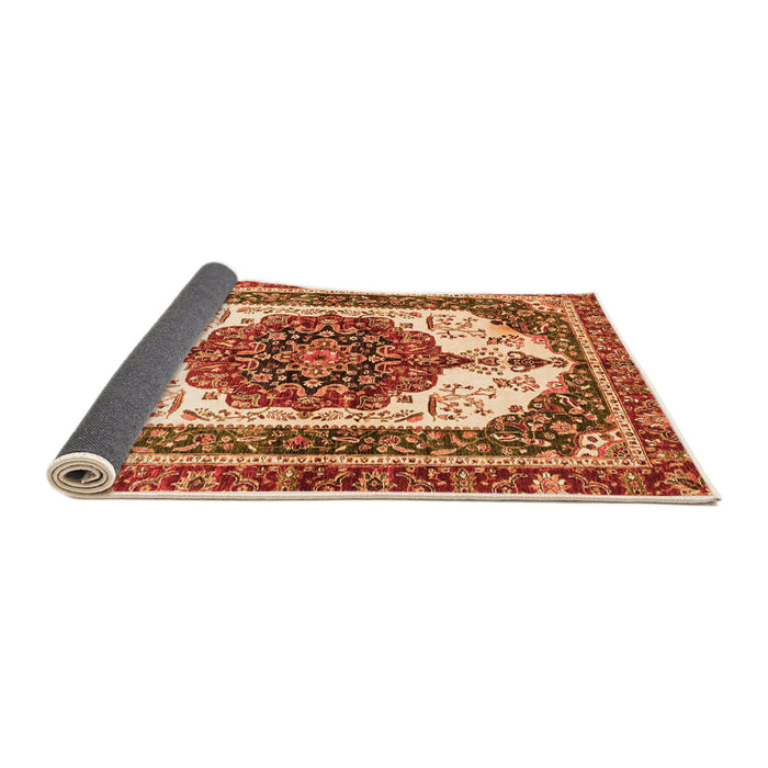 Sideview of Persian Orange Traditional Rug, abs3252org