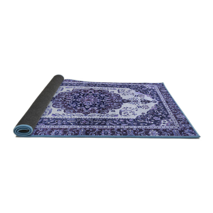 Sideview of Persian Blue Traditional Rug, abs3252blu