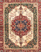 Abstract Brown Red Persian Rug, abs3252