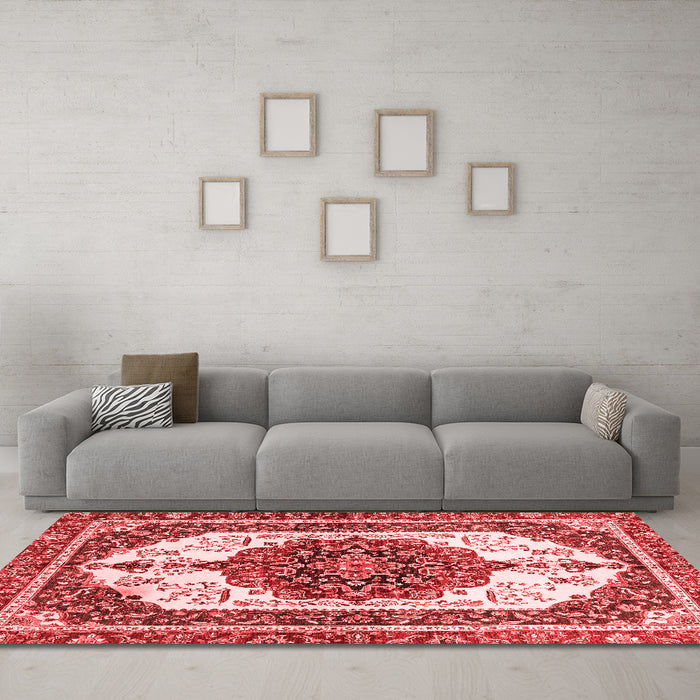 Traditional Red Washable Rugs