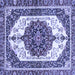 Square Persian Blue Traditional Rug, abs3252blu