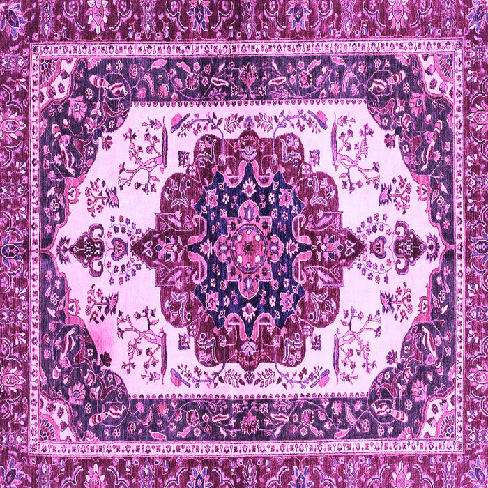 Square Persian Purple Traditional Rug, abs3252pur