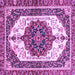 Square Persian Purple Traditional Rug, abs3252pur