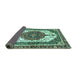 Sideview of Persian Turquoise Traditional Rug, abs3252turq