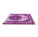 Sideview of Machine Washable Persian Purple Traditional Area Rugs, wshabs3252pur