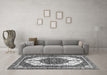 Machine Washable Persian Gray Traditional Rug in a Living Room,, wshabs3252gry